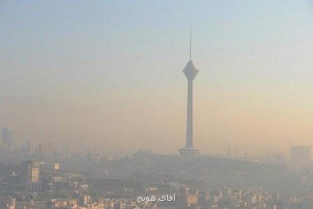 هوای پایتخت برای گروههای حساس ناسالم می باشد