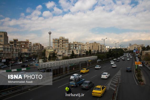 بارش پراکنده باران در بعضی از نقاط کشور