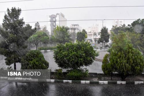 بارندگی، تگرگ و کاهش دما در نقاط مختلف کشور تا پایان هفته