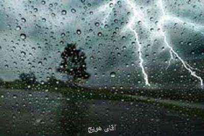 رگبار باران در 7 استان