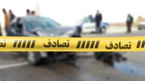 تصادف چند خودرو در اتوبان تهران–قم