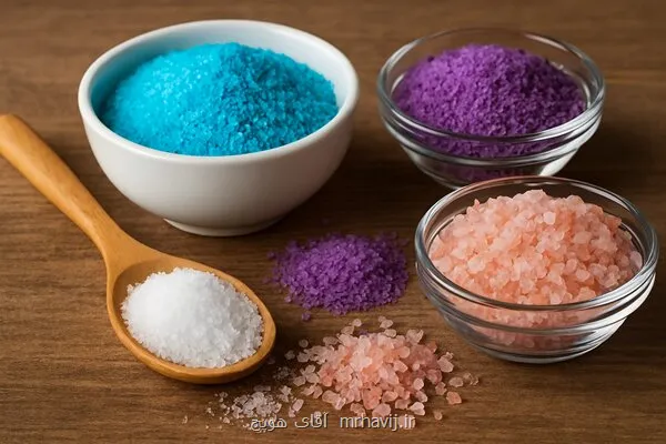 نمک های رنگی با طعم سرطان